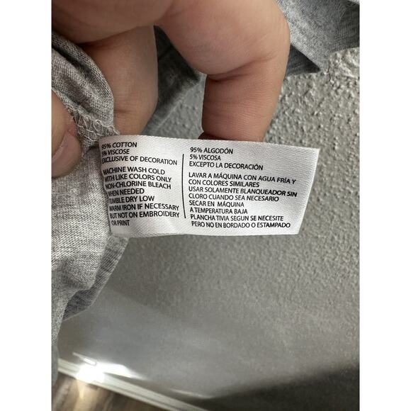 U.S. Polo Assn. Mens Shirt Size Large Short Sleeve Heathered Gray Logo - Picture 5 of 10